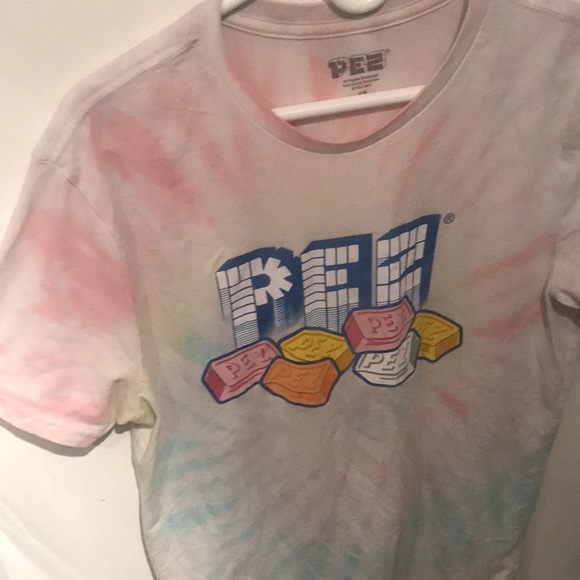 Fantastic Official Tye Dye  PEZ Candy Tshirt Retro 🔥 - Picture 2 of 5